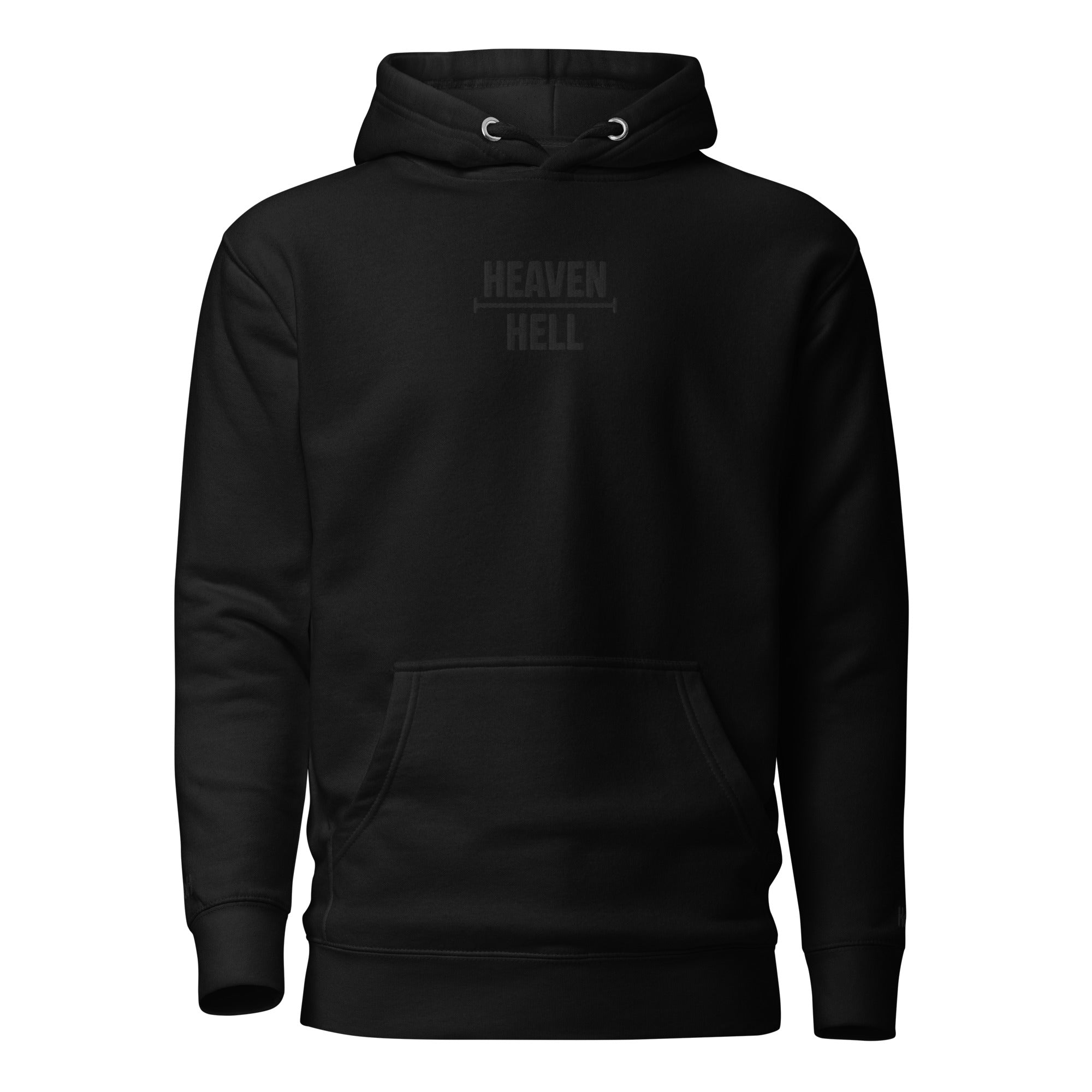 Heaven over Hell Embroidered Motivational, Intentional Hoodie, Sweater, iChoose apparel 
