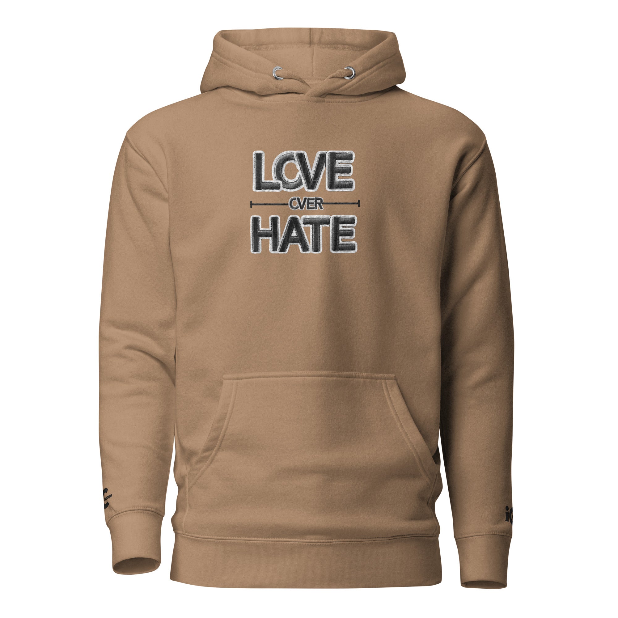 Love over Hate Latte Motivational, Intentional Hoodie, Sweater, iChoose apparel 
