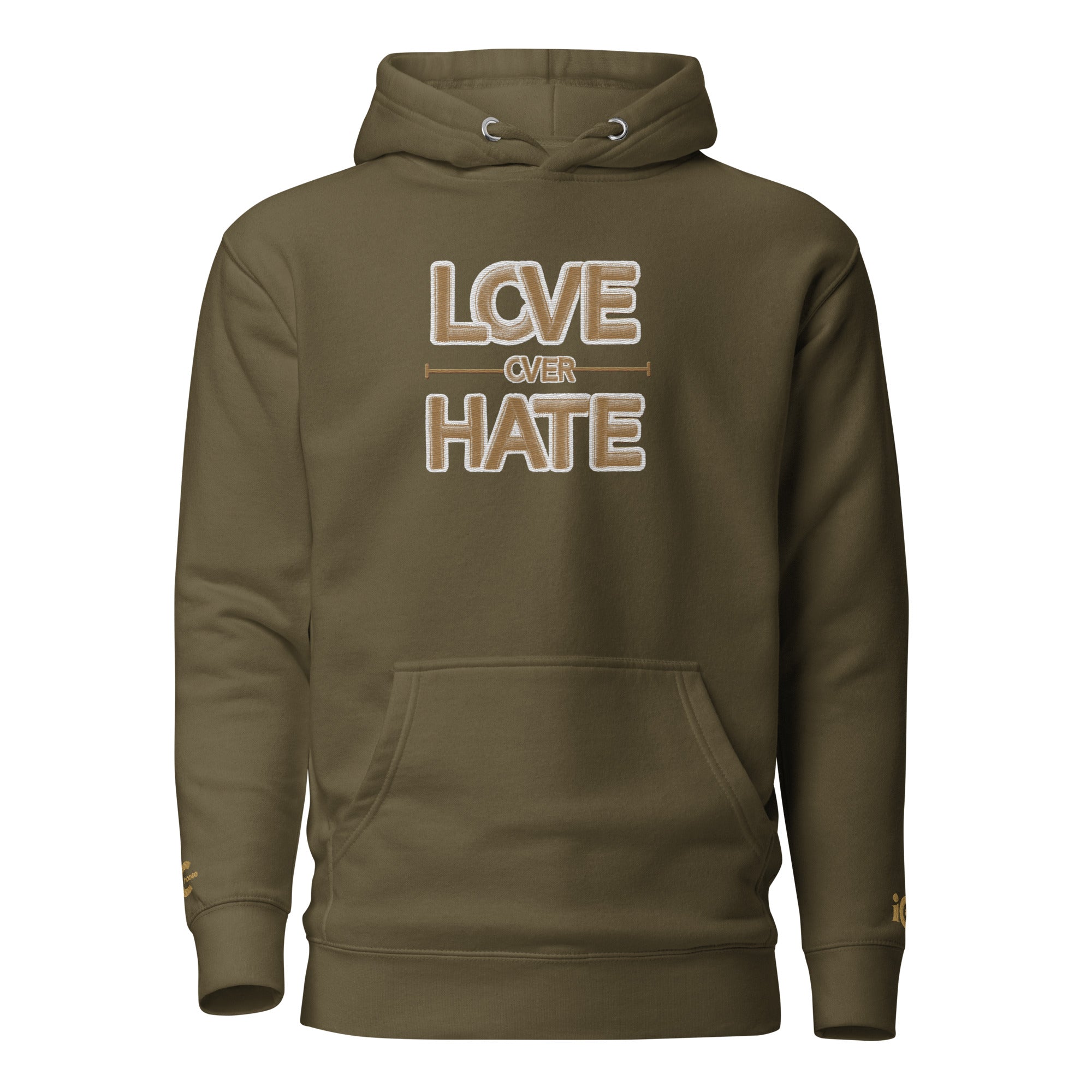 Love over Hate Motivational, Intentional Hoodie, Sweater, iChoose apparel 