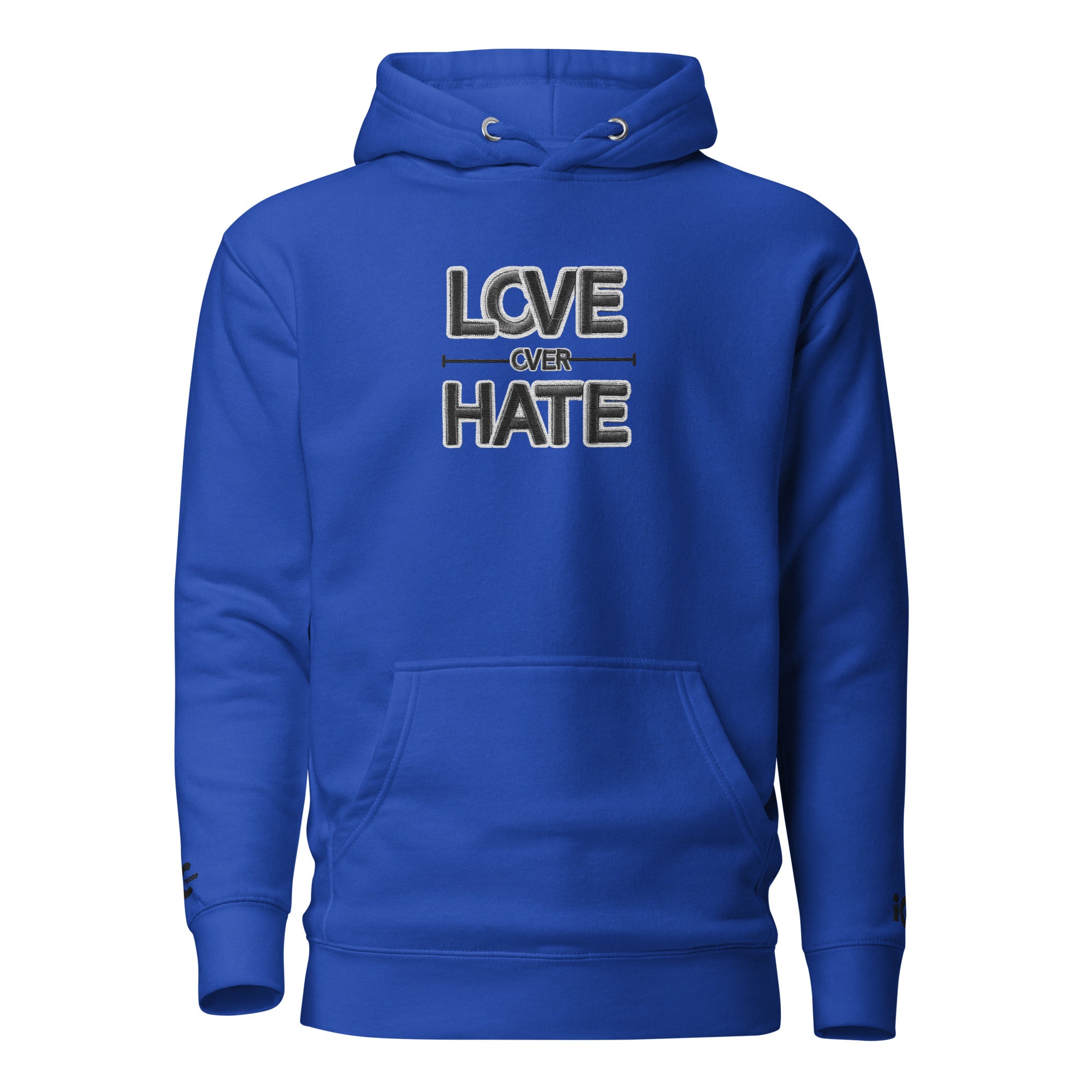 Love over Hate Team Royal Motivational, Intentional Hoodie, Sweater, iChoose apparel 