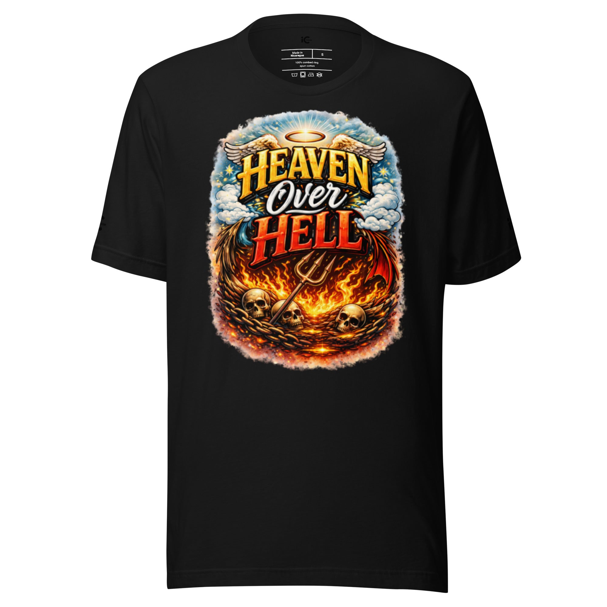 Heaven over Hell Graphic t-shirt Motivational, Intentional Hoodie, Sweater, iChoose apparel 