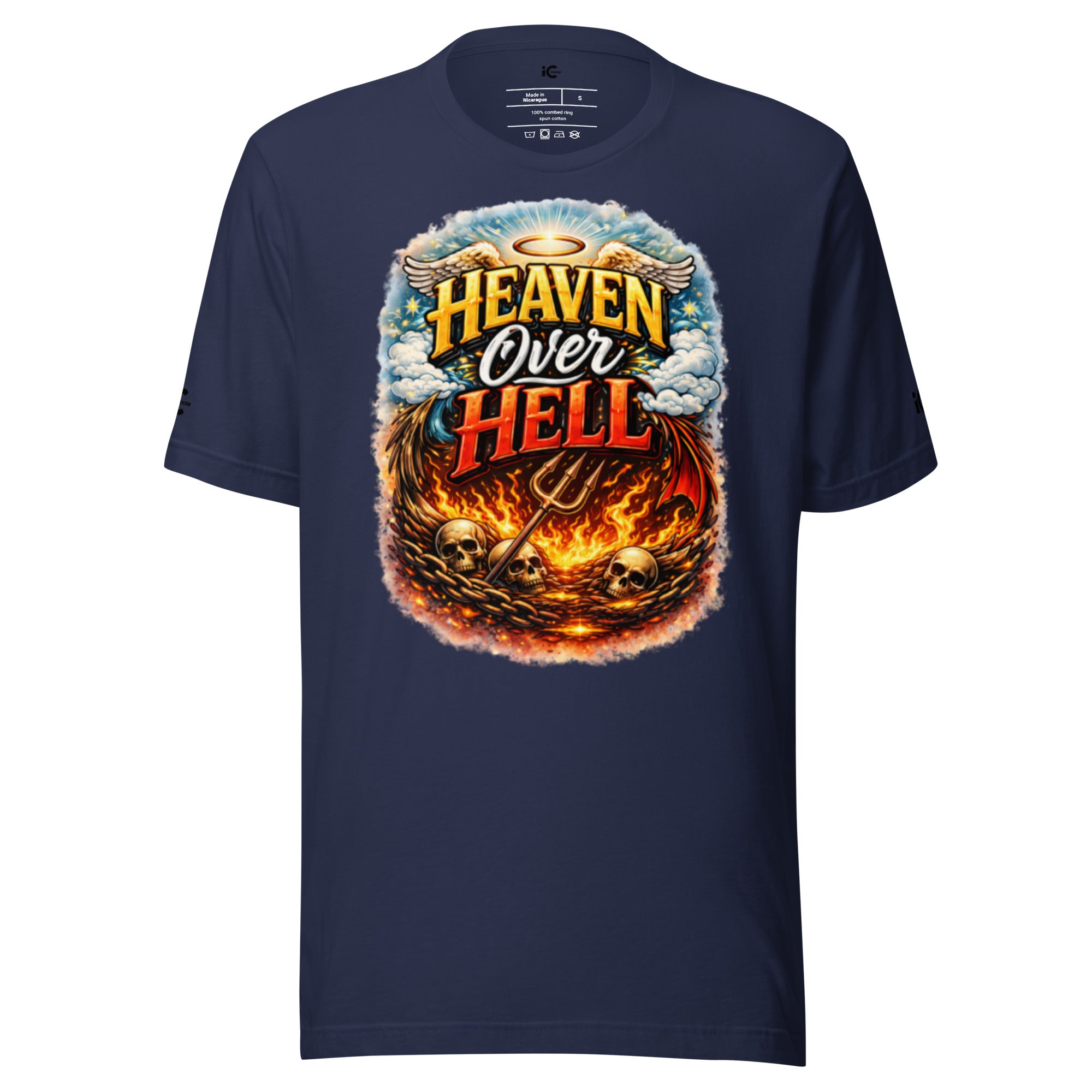 Heaven over Hell Graphic t-shirt Motivational, Intentional Hoodie, Sweater, iChoose apparel 