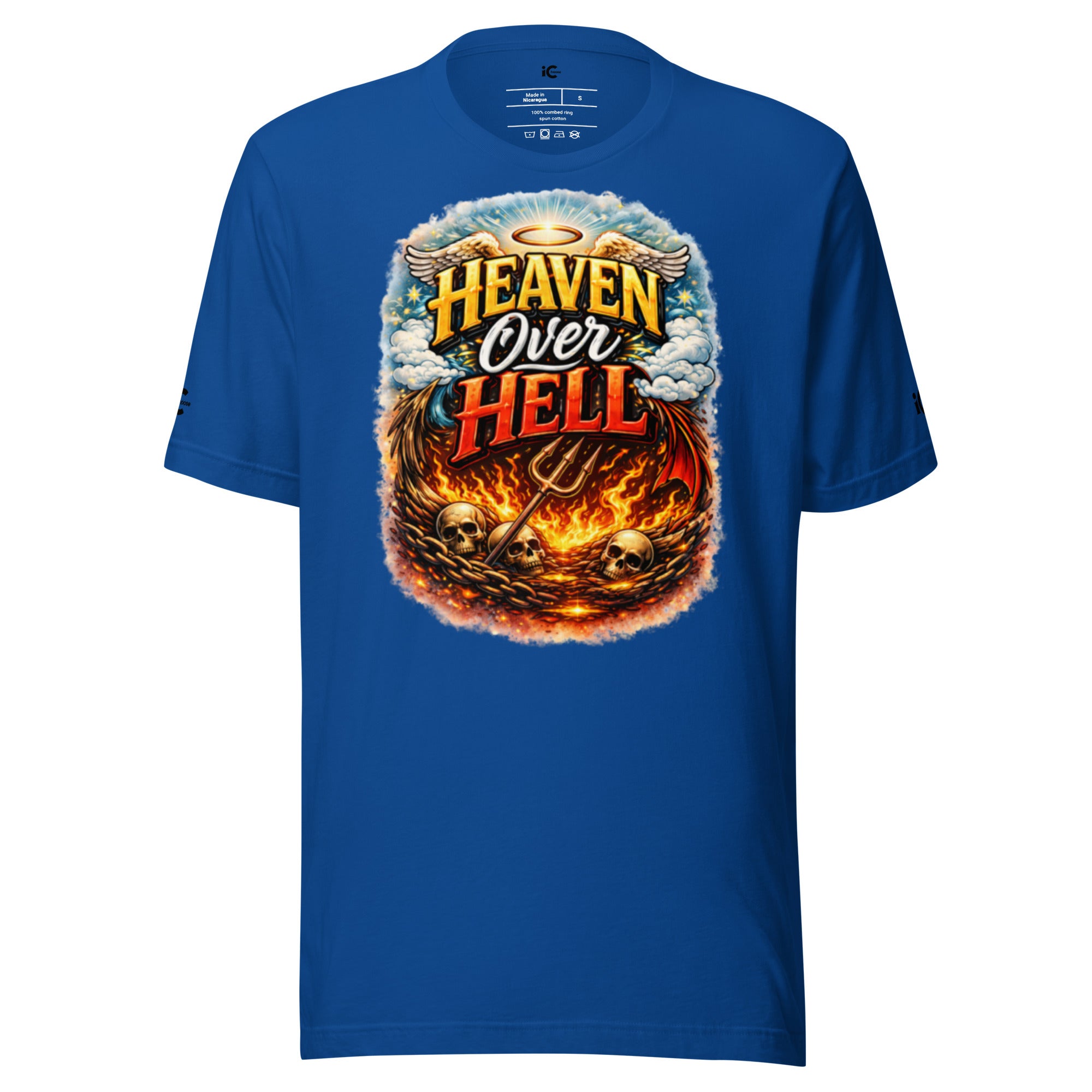 Heaven over Hell Graphic t-shirt Motivational, Intentional Hoodie, Sweater, iChoose apparel 